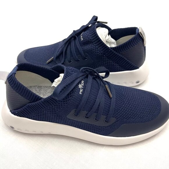 Peter Millar Women's Hyperlight Glide Navy‎ Knit Shoes Size 9 NEW - Picture 1 of 5